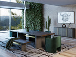 June - Modern Dark Grey & Walnut Dining Table by VIG Furniture - View 3