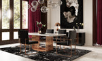 Kingsley Modern Marble & Rosegold Dining Table by VIG Furniture - View 1