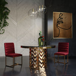 Kowal - Glam Black Marble Dining Table by VIG Furniture - View 6