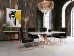 Legend - Modern White Marble & Rosegold Dining Table by VIG Furniture - View 9