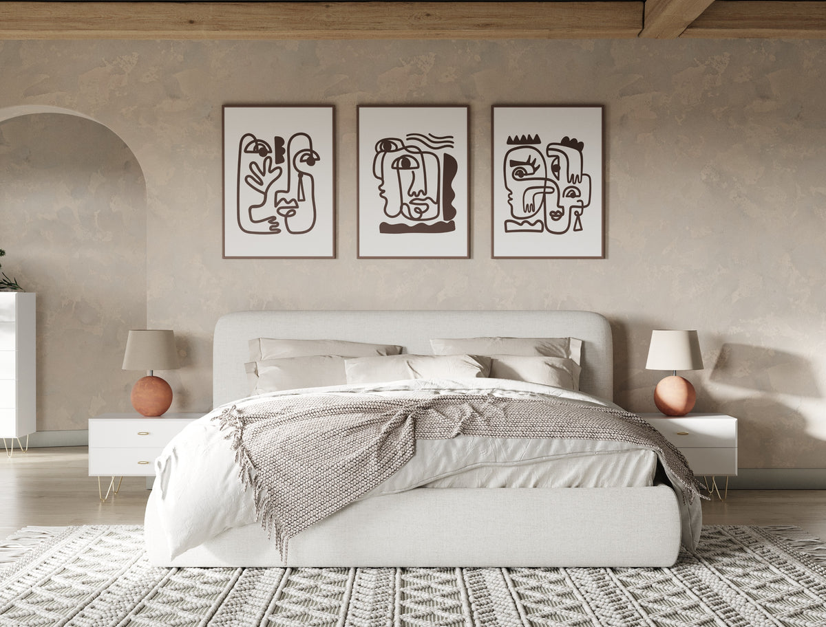Liam - Modern Ivory Fabric Upholstered Bed by VIG Furniture - View 6