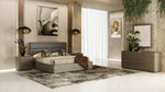 Lois - Modern Beige Shagreen + Brass Nightstand by VIG Furniture - View 4