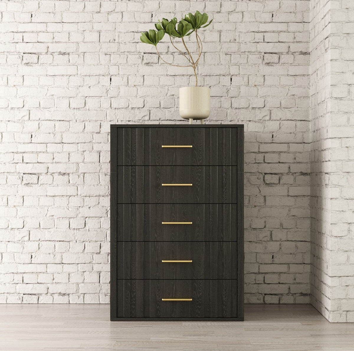 Manchester- Contemporary Dark Grey Chest by VIG Furniture - View 6