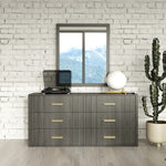 Manchester- Contemporary Dark Grey Dresser by VIG Furniture - View 6