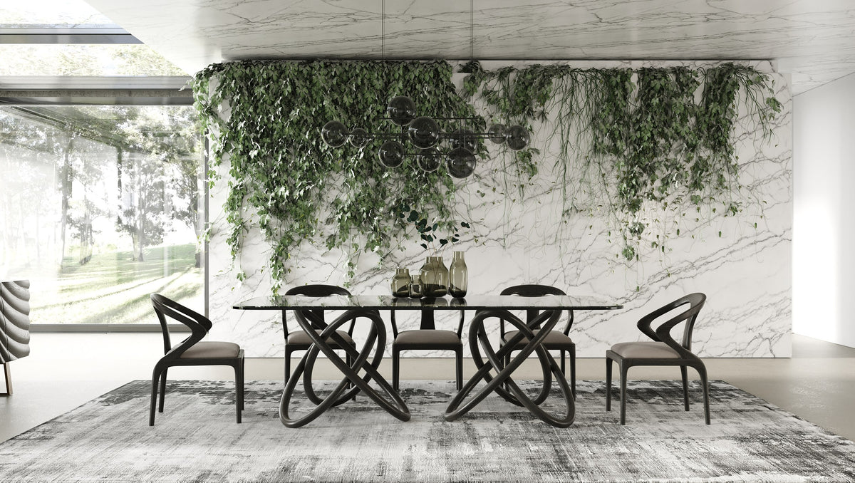 Mason Modern Glass & Black Ash Dining Table by VIG Furniture - View 17