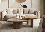 Raywood - Modern 3-Piece Buckwheat + Onyx Nesting Coffee Table Set by VIG Furniture - View 14