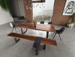 Taylor Large 87" Modern Live Edge Wood Dining Table by VIG Furniture - View 8