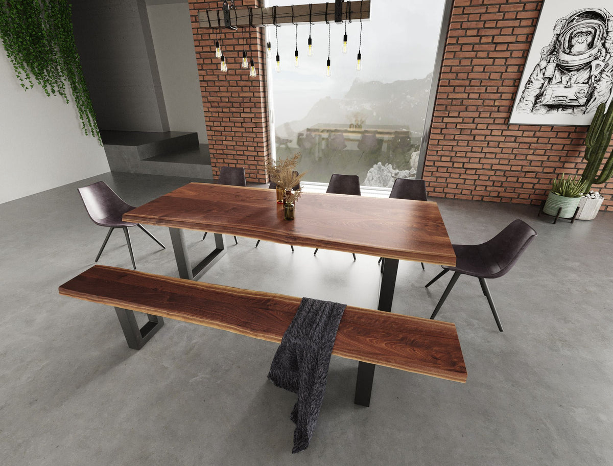 Taylor - X-Large 102" Modern Live Edge Wood Dining Table by VIG Furniture - View 11
