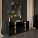 Token Modern Black & Gold Bedroom Set by VIG Furniture - View 16