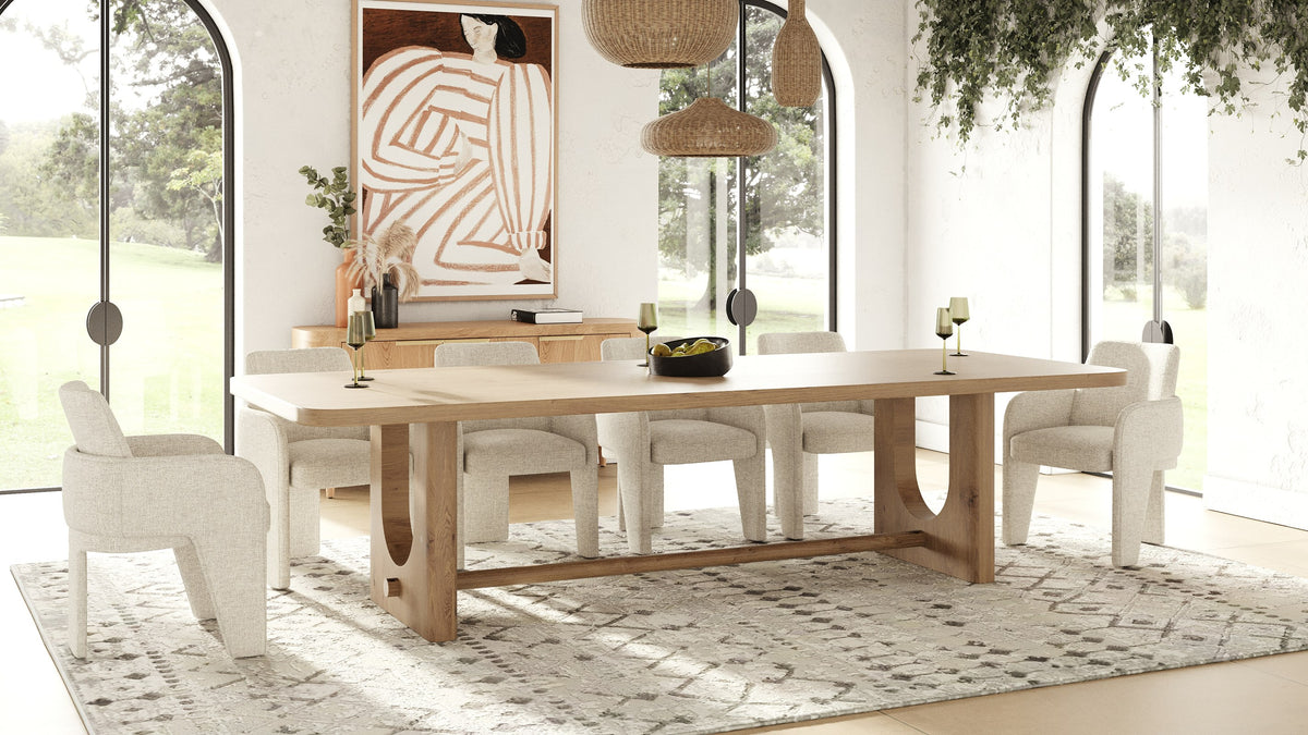Walz - Modern Natural Oak Rectangular Dining Table by VIG Furniture - View 6