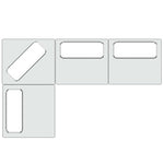 Mondo - Modern Modular Beige Fabric Sectional Sofa-4-Piece Sectional by VIG Furniture - View 2
