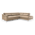 Monte Carlo - Italian Modern Cappuccino Leather Right Facing Sectional Sofa by VIG Furniture - View 1