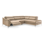 Monte Carlo - Italian Modern Cappuccino Leather Right Facing Sectional Sofa by VIG Furniture - View 6