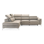 Monte Carlo - Italian Modern Grey Leather LAF Sectional Sofa by VIG Furniture - View 6