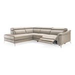 Monte Carlo - Italian Modern Grey Leather LAF Sectional Sofa by VIG Furniture - View 7