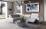 Monte Carlo - Italian Modern Grey Leather LAF Sectional Sofa by VIG Furniture - View 3