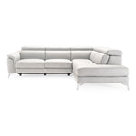 Monte Carlo - Italian Modern White Leather Right Facing Sectional Sofa by VIG Furniture - View 2