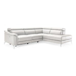 Monte Carlo - Italian Modern White Leather Right Facing Sectional Sofa by VIG Furniture - View 1