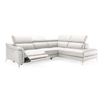 Monte Carlo - Italian Modern White Leather Right Facing Sectional Sofa by VIG Furniture - View 7