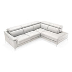 Monte Carlo - Italian Modern White Leather Right Facing Sectional Sofa by VIG Furniture - View 3