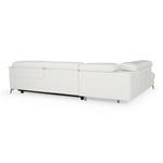 Monte Carlo - Italian Modern White Leather Left Facing Sectional Sofa by VIG Furniture - View 5