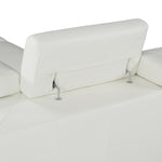 Monte Carlo - Italian Modern White Leather Left Facing Sectional Sofa by VIG Furniture - View 6