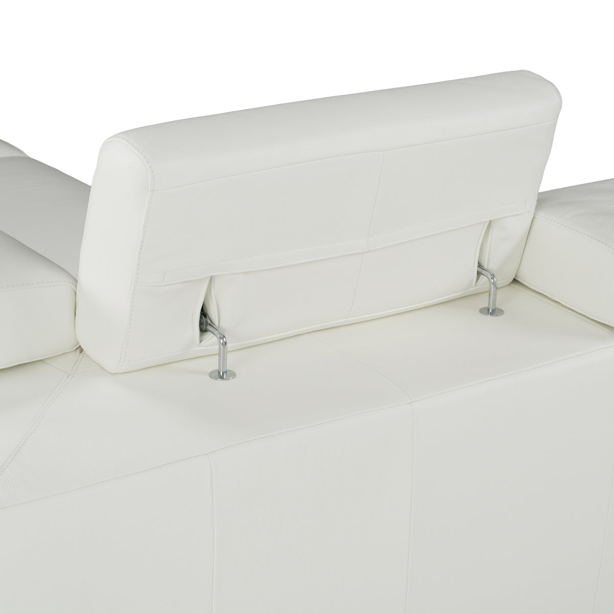 Monte Carlo - Italian Modern White Leather Left Facing Sectional Sofa by VIG Furniture - View 6