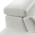Monte Carlo - Italian Modern White Leather Left Facing Sectional Sofa by VIG Furniture - View 7