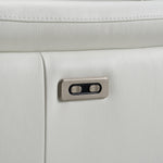 Monte Carlo - Italian Modern White Leather Left Facing Sectional Sofa by VIG Furniture - View 8