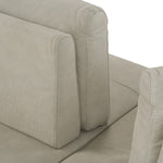 Mood - Italian Light Grey Leather Left Facing Sectional Sofa by VIG Furniture - View 7