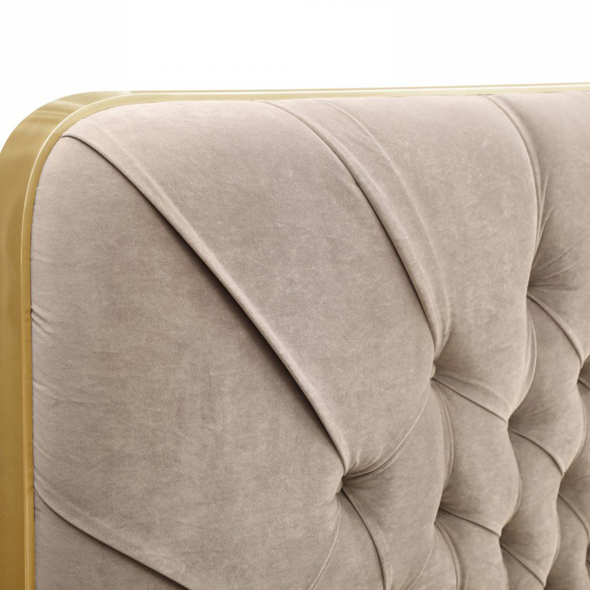 Moontide - Glam Beige Velvet and Brushed Brass Bedroom Set by VIG Furniture - View 14