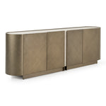 Moorgate - Modern Travertine Ceramic + Bronze Buffet by VIG Furniture - View 2