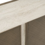 Moorgate - Modern Travertine Ceramic + Bronze Buffet by VIG Furniture - View 6