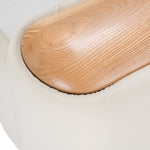 Mora - Modern Cream Fabric + Wood Bed by VIG Furniture - View 4