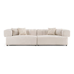 Moreno - Modern Ivory Beige Fabric 4-Seater Sofa by VIG Furniture - View 1