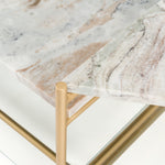 Mosk - Modern Marble + Glass + Brass Coffee Table by VIG Furniture - View 6