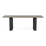 Murphy - Modern Grey Aged Oak & Black Metal Dining Table by VIG Furniture - View 1