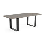 Murphy - Modern Grey Aged Oak & Black Metal Dining Table by VIG Furniture - View 7