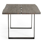 Murphy - Modern Grey Aged Oak & Black Metal Dining Table by VIG Furniture - View 8