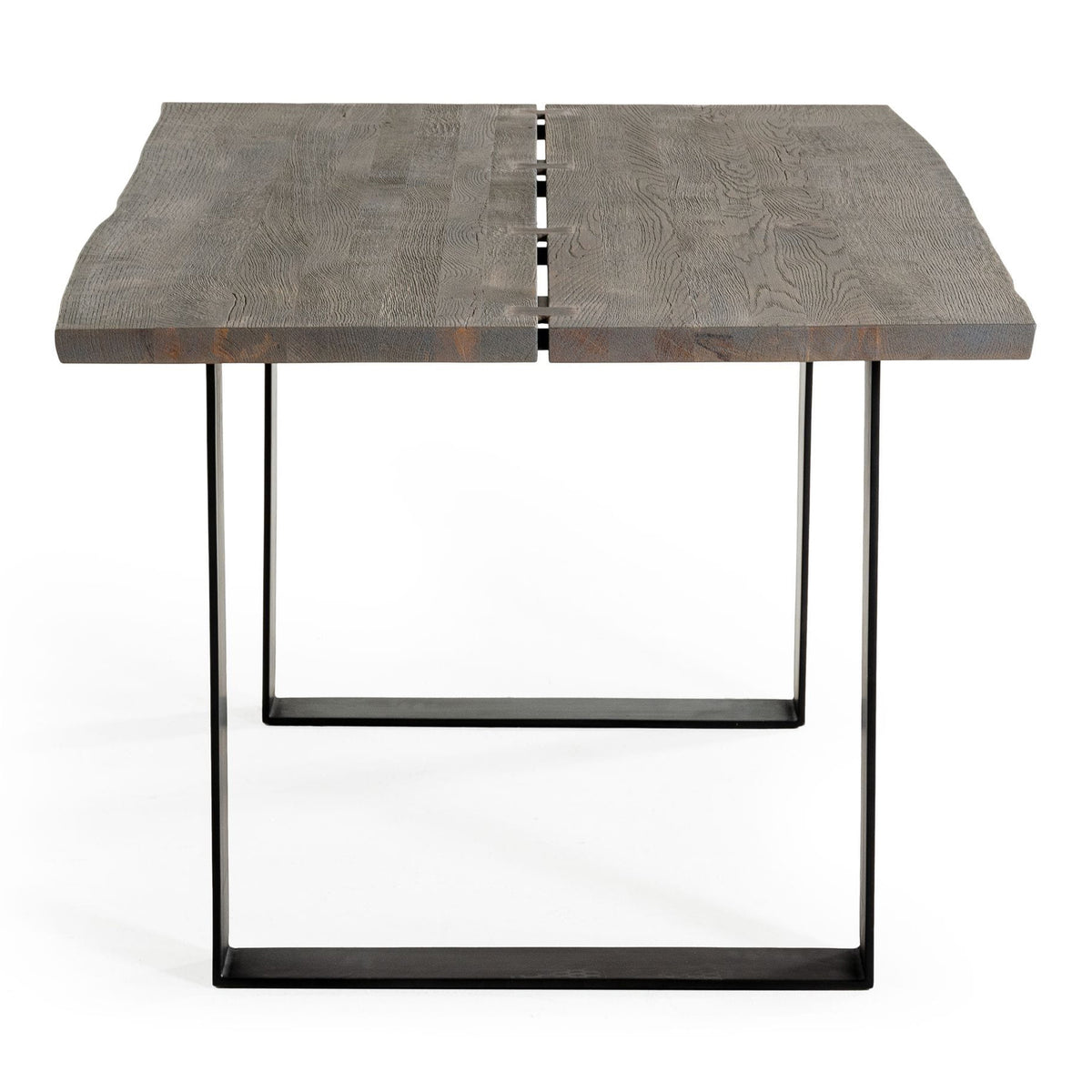 Murphy - Modern Grey Aged Oak & Black Metal Dining Table by VIG Furniture - View 8