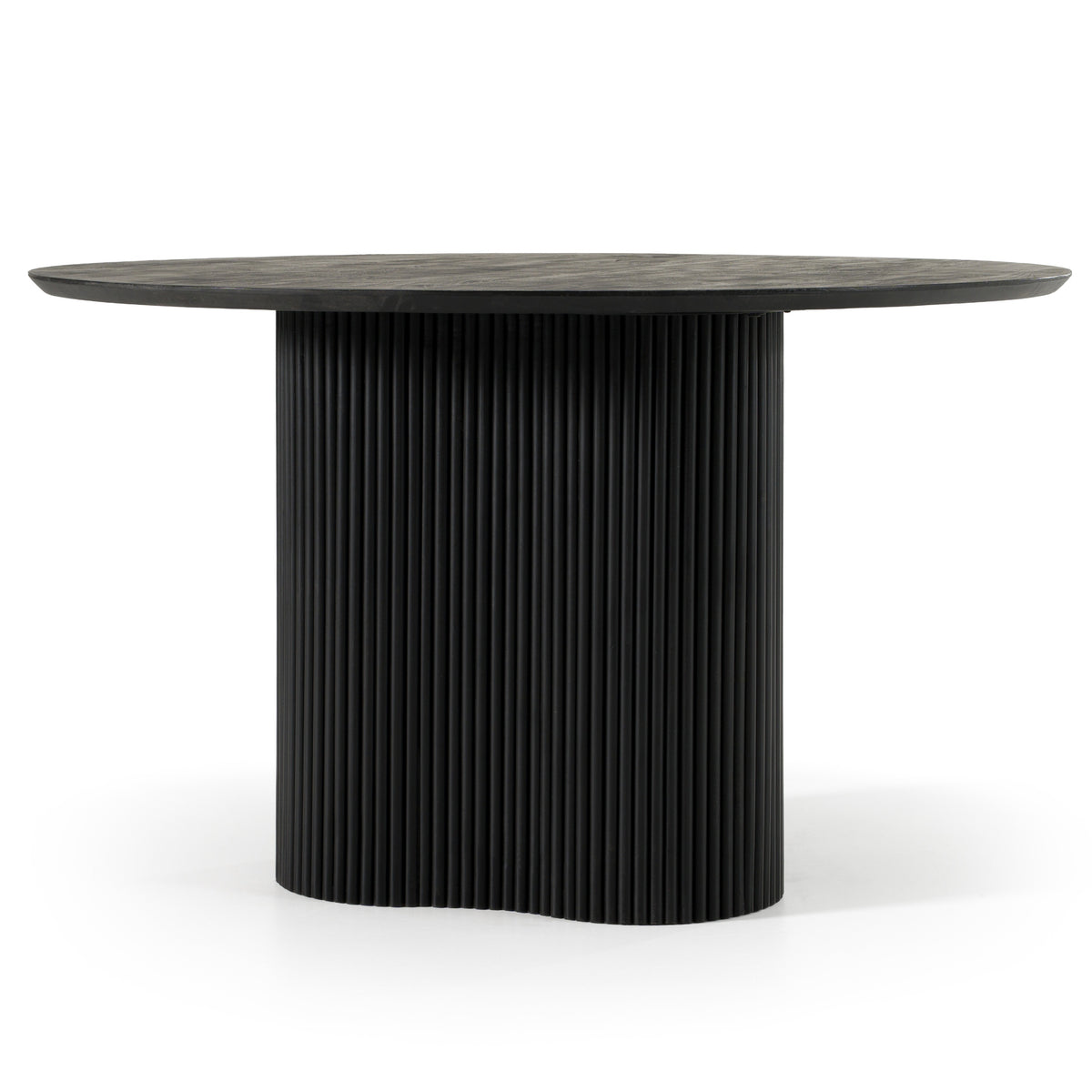 Myra - Modern Black Wood Round Dining Table by VIG Furniture - View 1