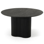 Myra - Modern Black Wood Round Dining Table by VIG Furniture - View 2