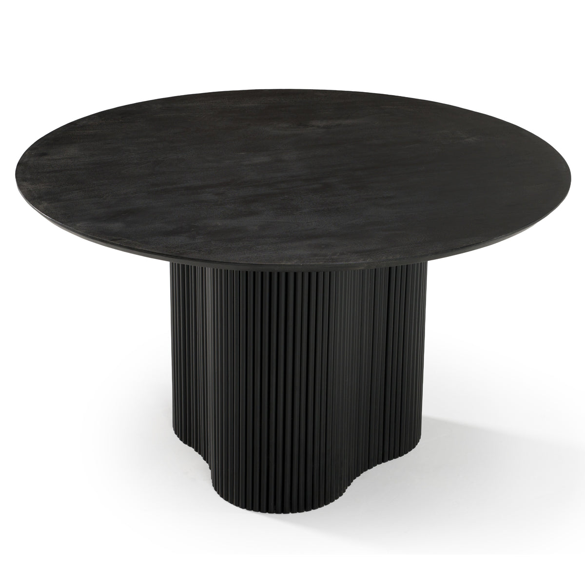 Myra - Modern Black Wood Round Dining Table by VIG Furniture - View 3
