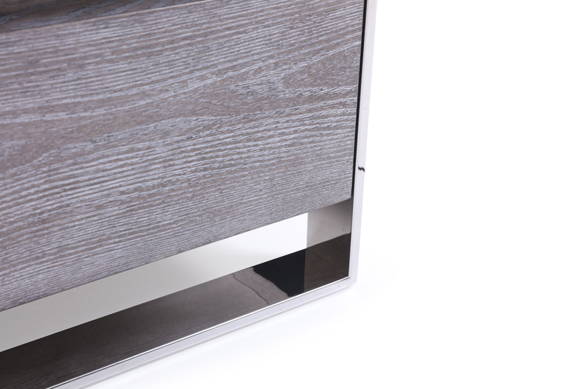 Arlene Modern Grey Elm Nightstand by VIG Furniture - View 2