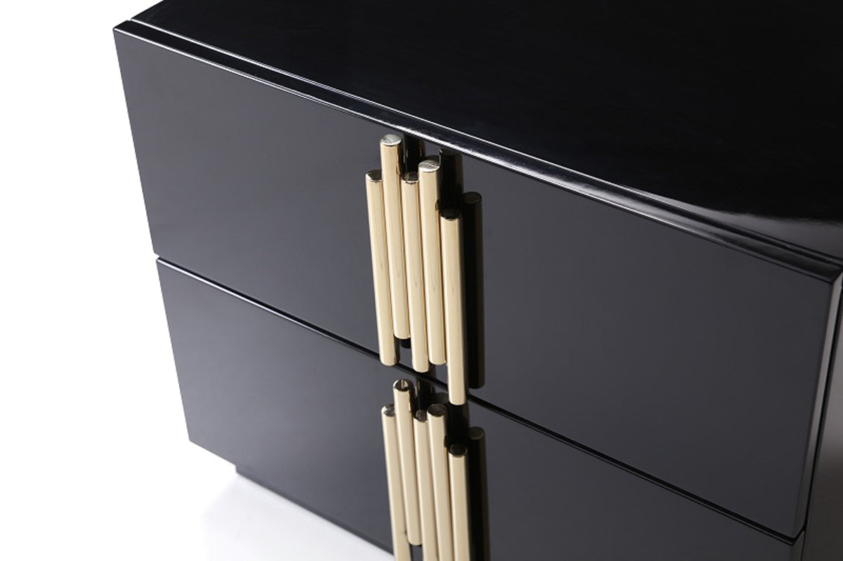 Token Modern Black & Gold Bedroom Set by VIG Furniture - View 10