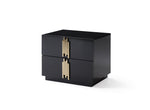 Token Modern Black & Gold Bedroom Set by VIG Furniture - View 4