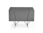 Queen Chrysler Modern Grey Bedroom Set