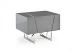 Eastern King Chrysler Modern Grey Bedroom Set