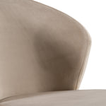 Nadia - Modern Beige Velvet & Rosegold Dining Chair (Set of 2) by VIG Furniture - View 9