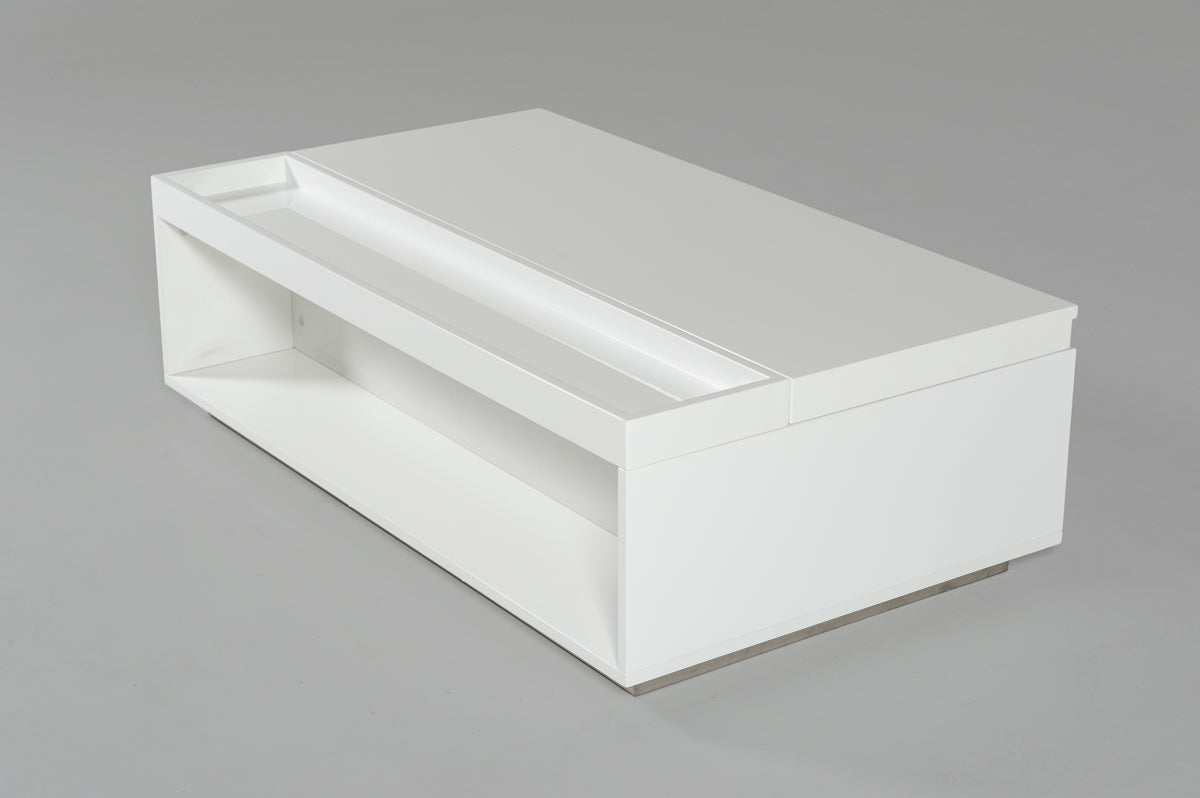 Nancy Modern White Coffee Table by VIG Furniture - View 4